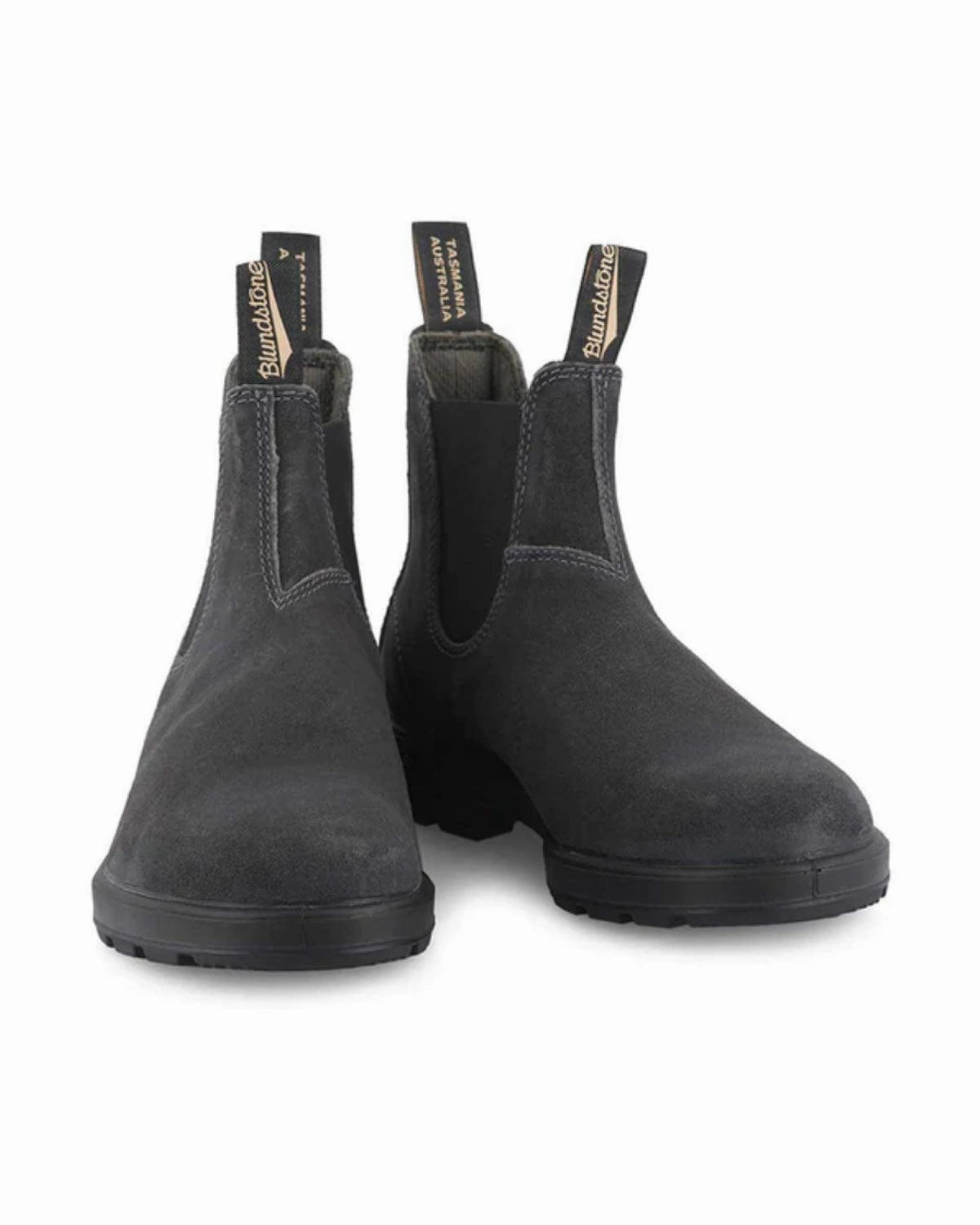 Blundstones 1910 Steel Grey Suede Chelsea Boots Walk