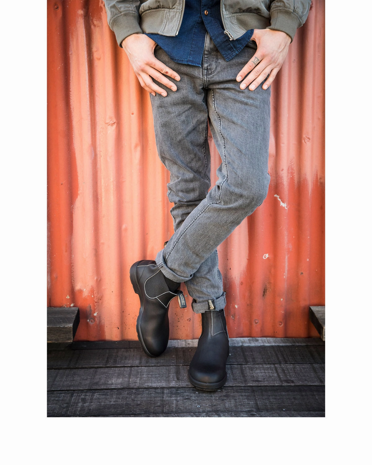 Chelsea Boot Suede Blundstones 500 Stout Brown