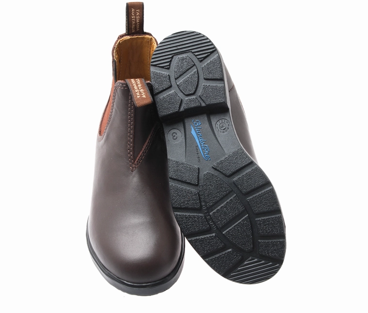 Denim Chelsea Boots Blunstone 531 Schwarz Kinder