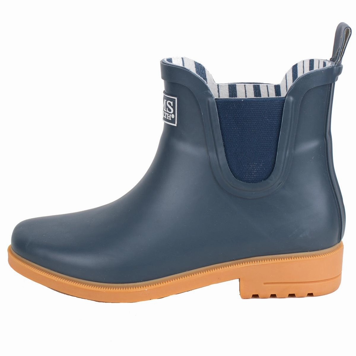 BMS Chelsea-Boots aus Naturkautschuk  Marine Hose über Stiefel