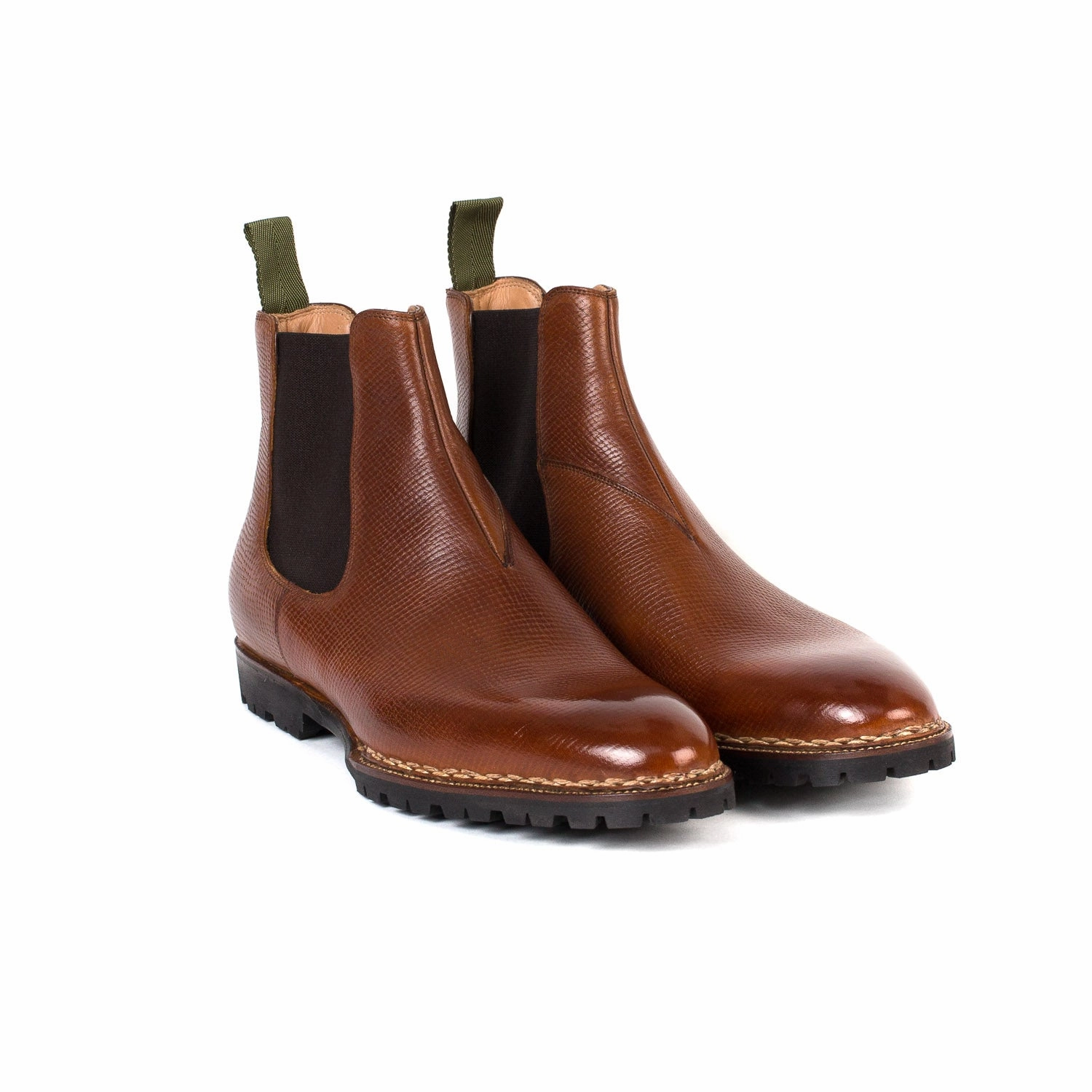 Boot "Outdoor Chelsea" aus genarbtem Kalbsleder - reine Handarbeit Chelsea Gloss Boots