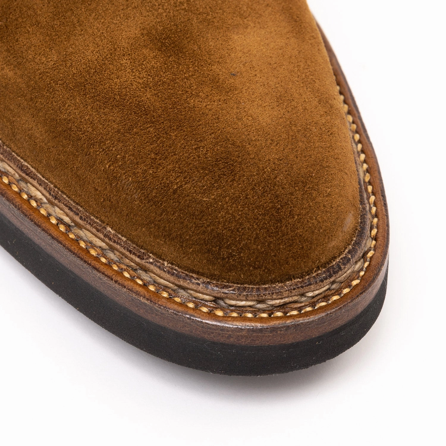 Boot "Storm Chelsea" aus tabakbraunem Rauhleder - reine Handarbeit Chelsea Boots Gr 42