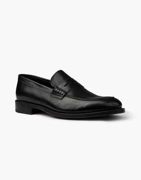 Cordovan Loafers Boston Black Penny Loafer