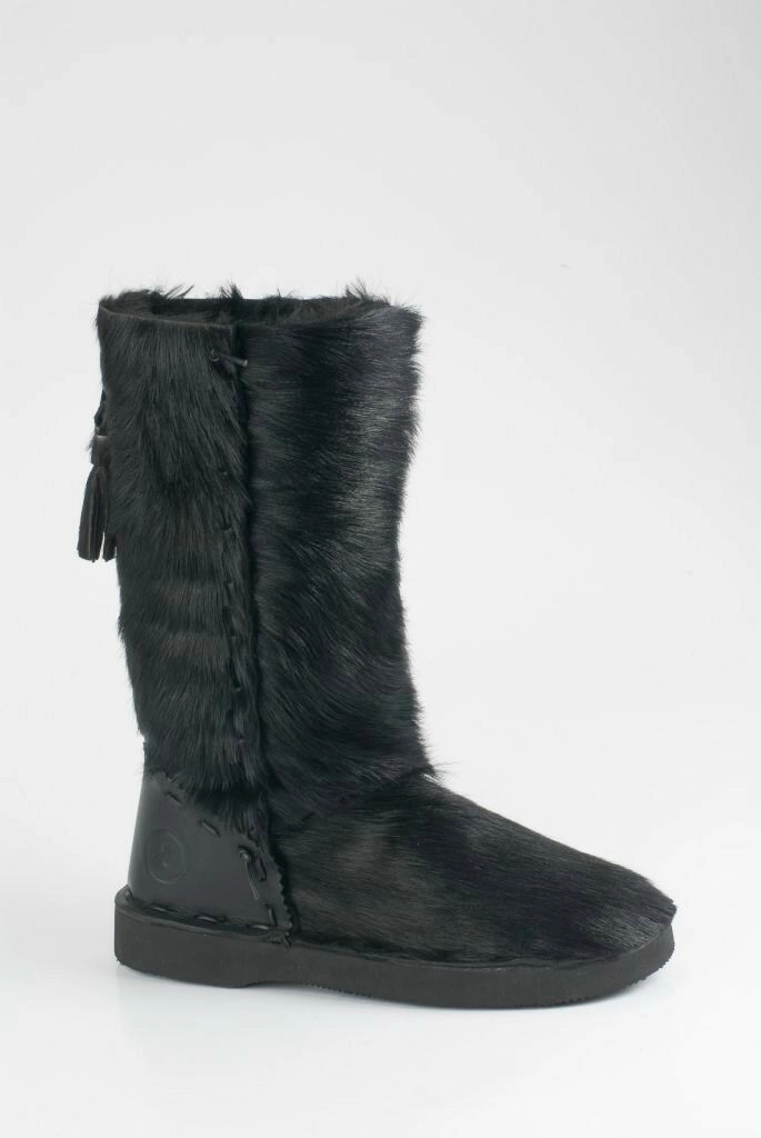 Bronx Damenschuhe Schuhe Pony Stiefel Winterstiefel gefttert Echtleder Winterstiefel Innenfutter