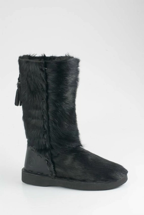 Winterstiefel Boss Bronx Damenschuhe Schuhe Pony Stiefel Winterstiefel gefttert Echtleder