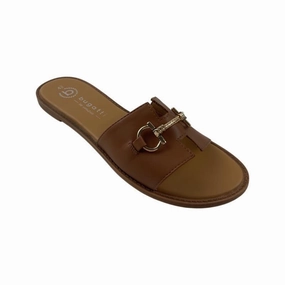 Bugatti Damen Pantoletten 431-A7C90-5000 Cognac Sandalen Liu Jo