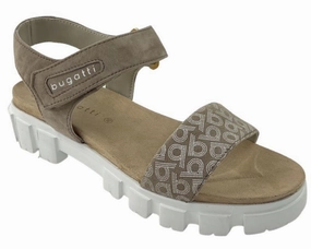 Bugatti Damen Sandalen 431-A7F80-1000-1000 Schwarz Finkid Sandalen