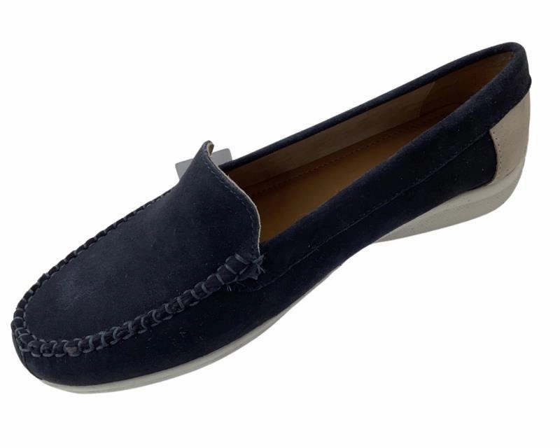 Bugatti Damen Slipper 431-A7E60-3435-4121 Blau/Wei Forced To Wear High Heels