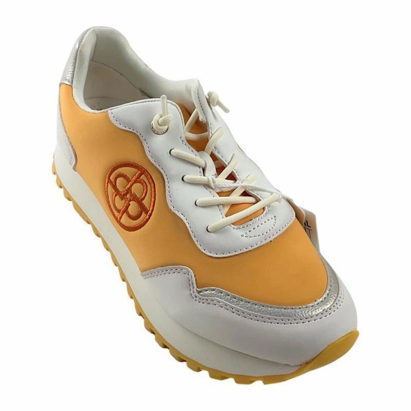 Pummy Sneaker Bugatti Damen Sneaker 431-A6L05-5550-2133 Orange/Wei