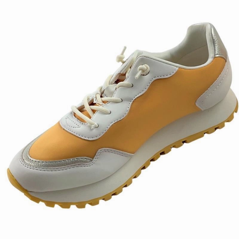 Bugatti Damen Sneaker 431-A6L05-5550-2133 Orange/Wei Sneaker Novesta