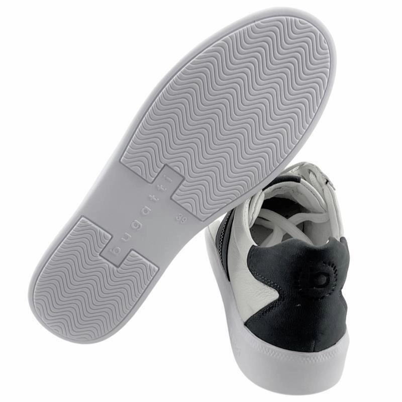 Sneaker Tanzschuhe Bugatti Damen Sneaker 433-4071M-1049-2041 Wei/Blau