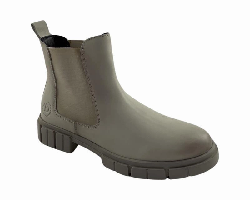 Ankle Boots Studded Bugatti Damen Stiefeletten 432-A9635-1000 Leder Offwhite