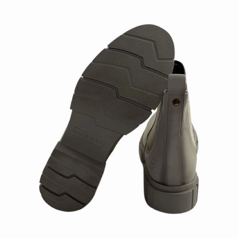 Bugatti Damen Stiefeletten 432-A9635-1000 Leder Offwhite Action Ankle Boots