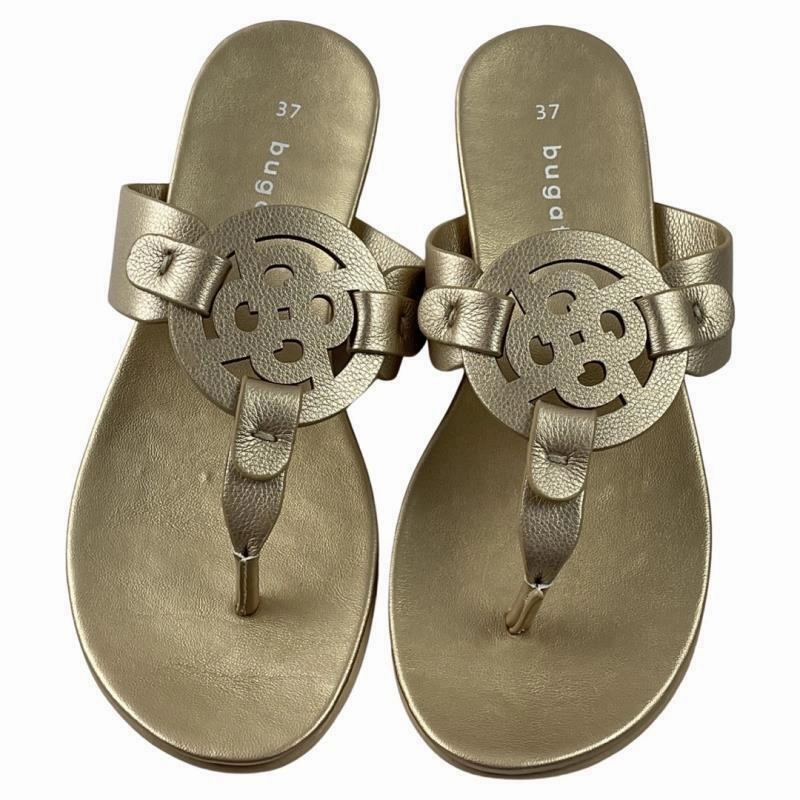 Bugatti Damen Zehentrenner 431-A2O80-5000 Gold Sandalen Rieker Schuhe