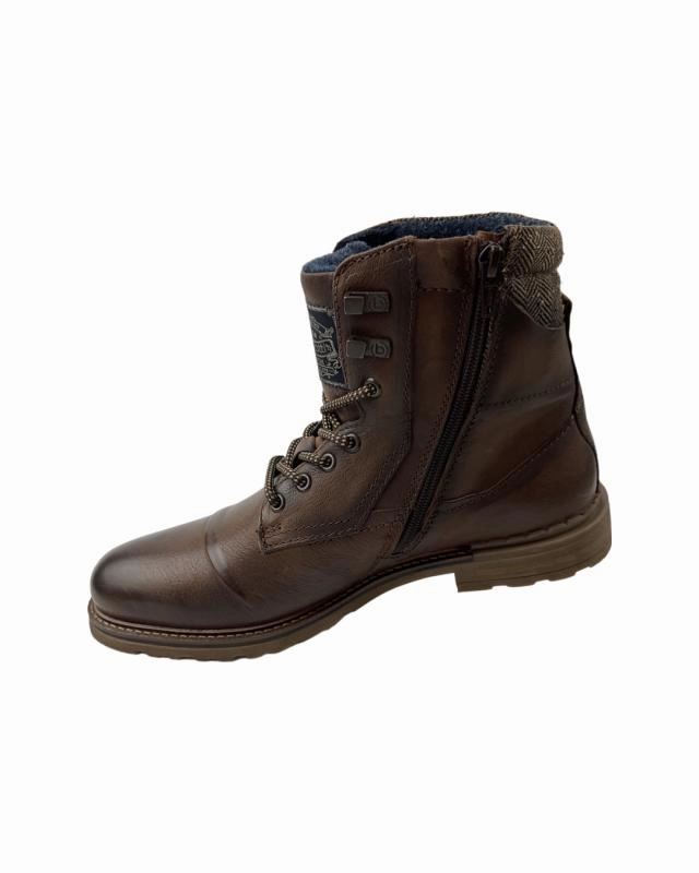 Bugatti Herren Boots 321-A0U31-3200-6100 Braun Ankle Boots Thin Heel