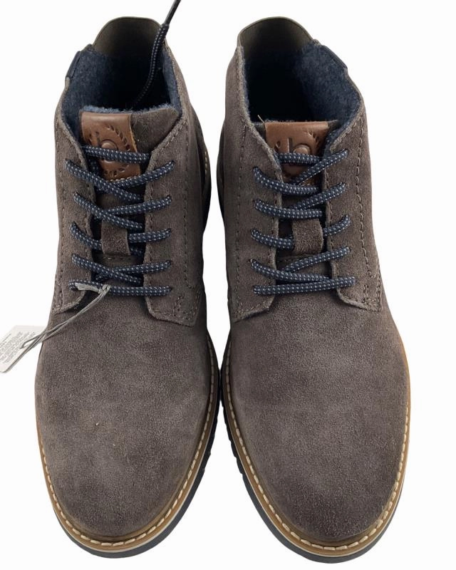 Soft Leather Cowboy Ankle Boots Bugatti Herren Boots 331-83736-1400-1100 Dunkelgrau Leder