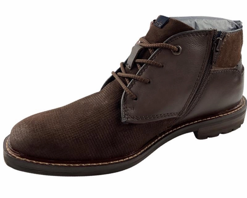 Bugatti Herren Boots 331-ACC30-3410 Braun White Ankle Boots