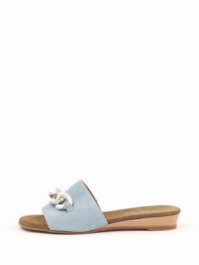 Vive | Slipper Baby Blauw Mephisto Schuhe Sandalen