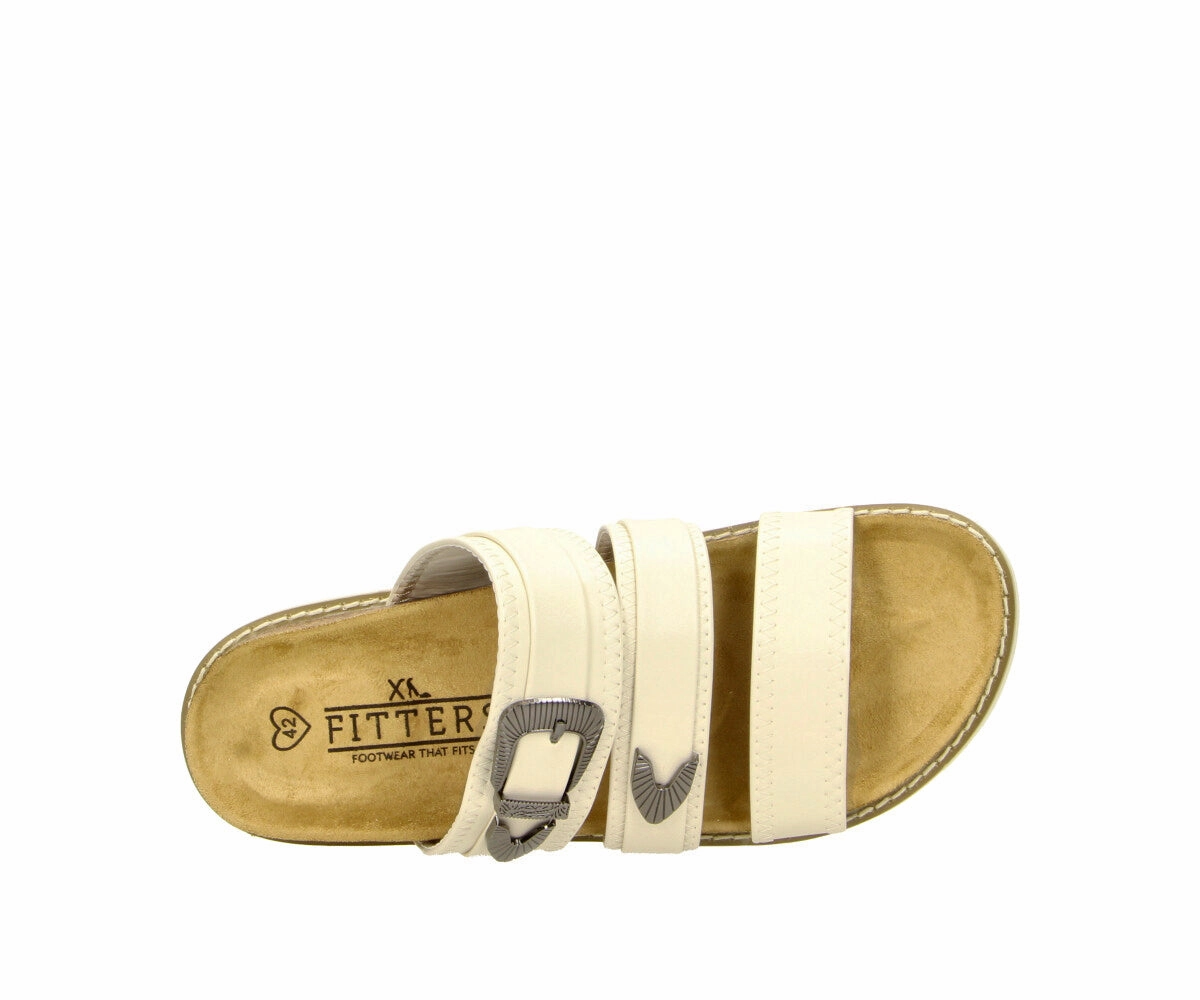 Camille in Beige - Damen Slipper Pesaro Schuhe Sandalen