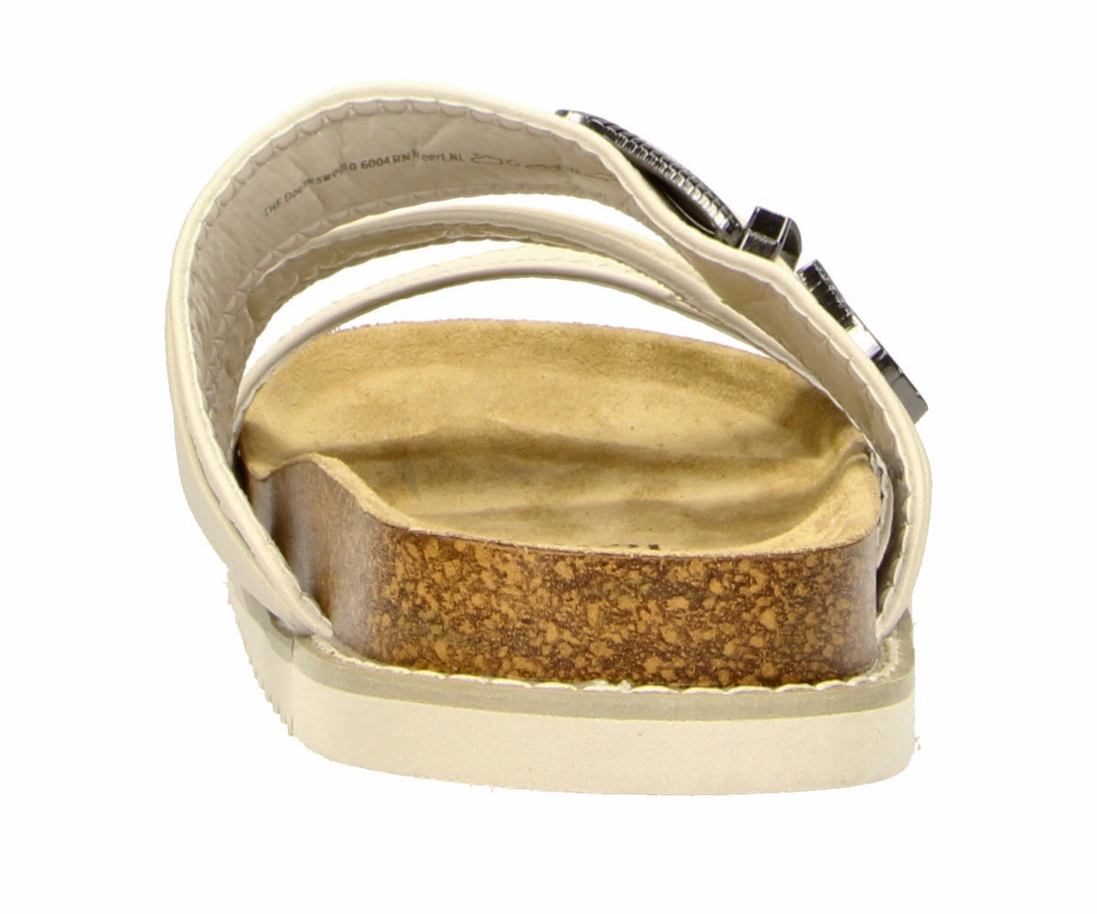 Camille in Beige - Damen Slipper Relax Fit Sandalen