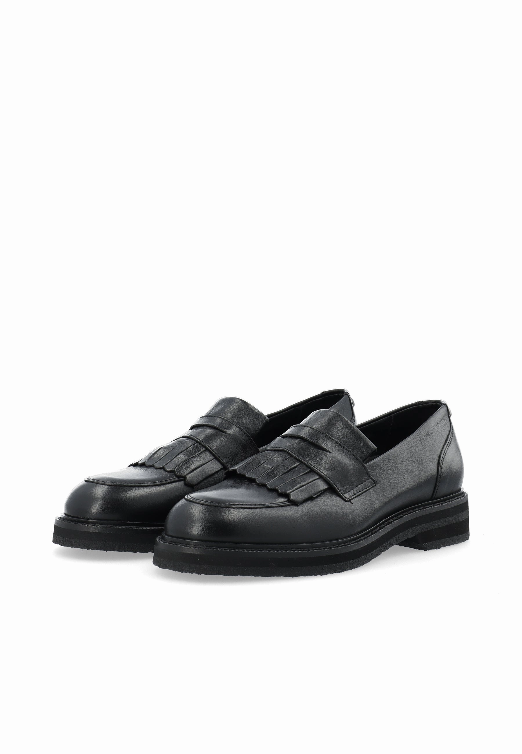 Loafers Mike CASBETTY LOAFER FRINGES - Black