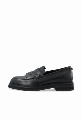 Comfiest Loafers CASBETTY LOAFER FRINGES - Black