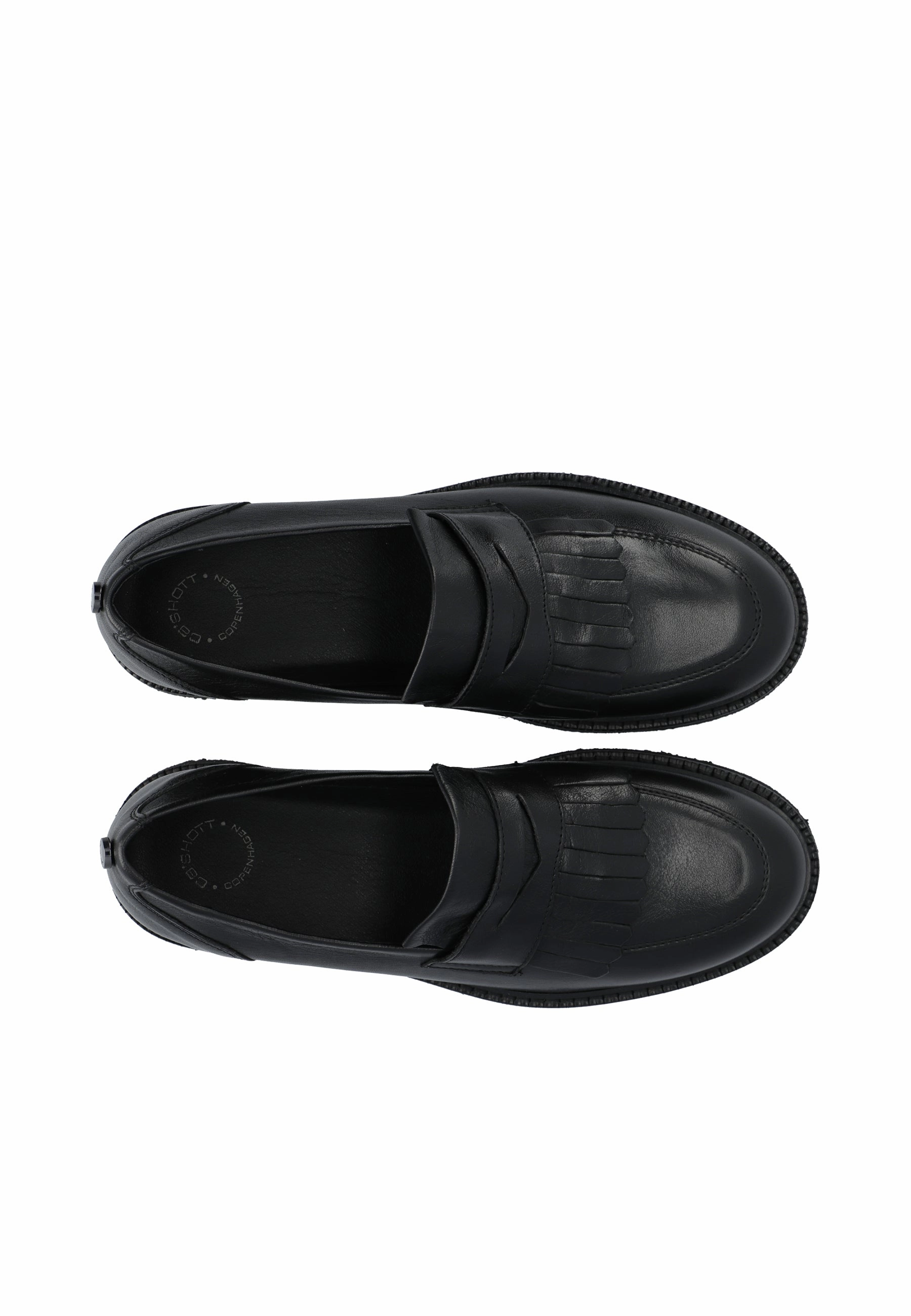 Loafers Without Laces CASBETTY LOAFER FRINGES - Black