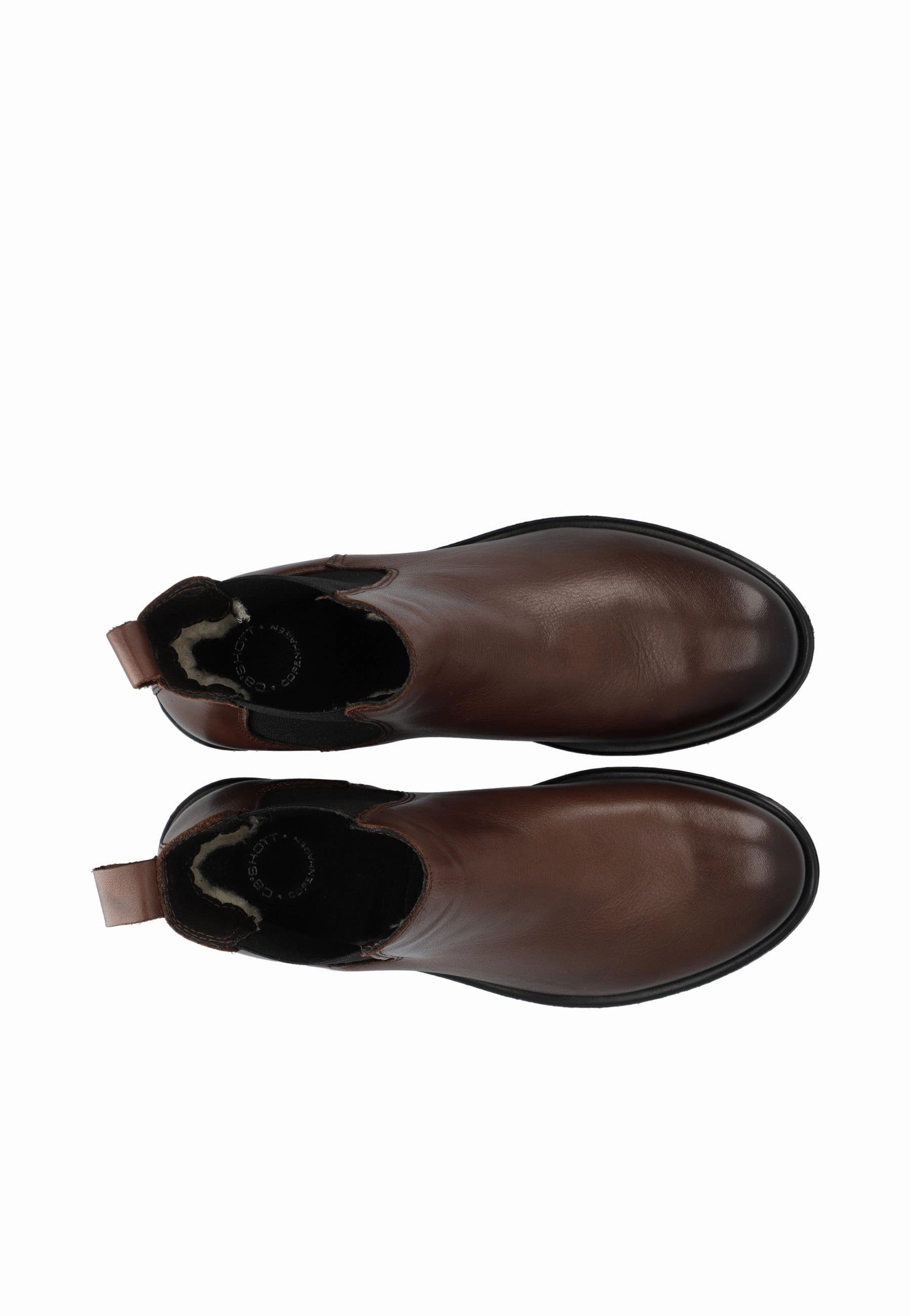 CASEMMA WARM LINED CHELSEA BOOT - Dark Brown Tall Chelsea Boots