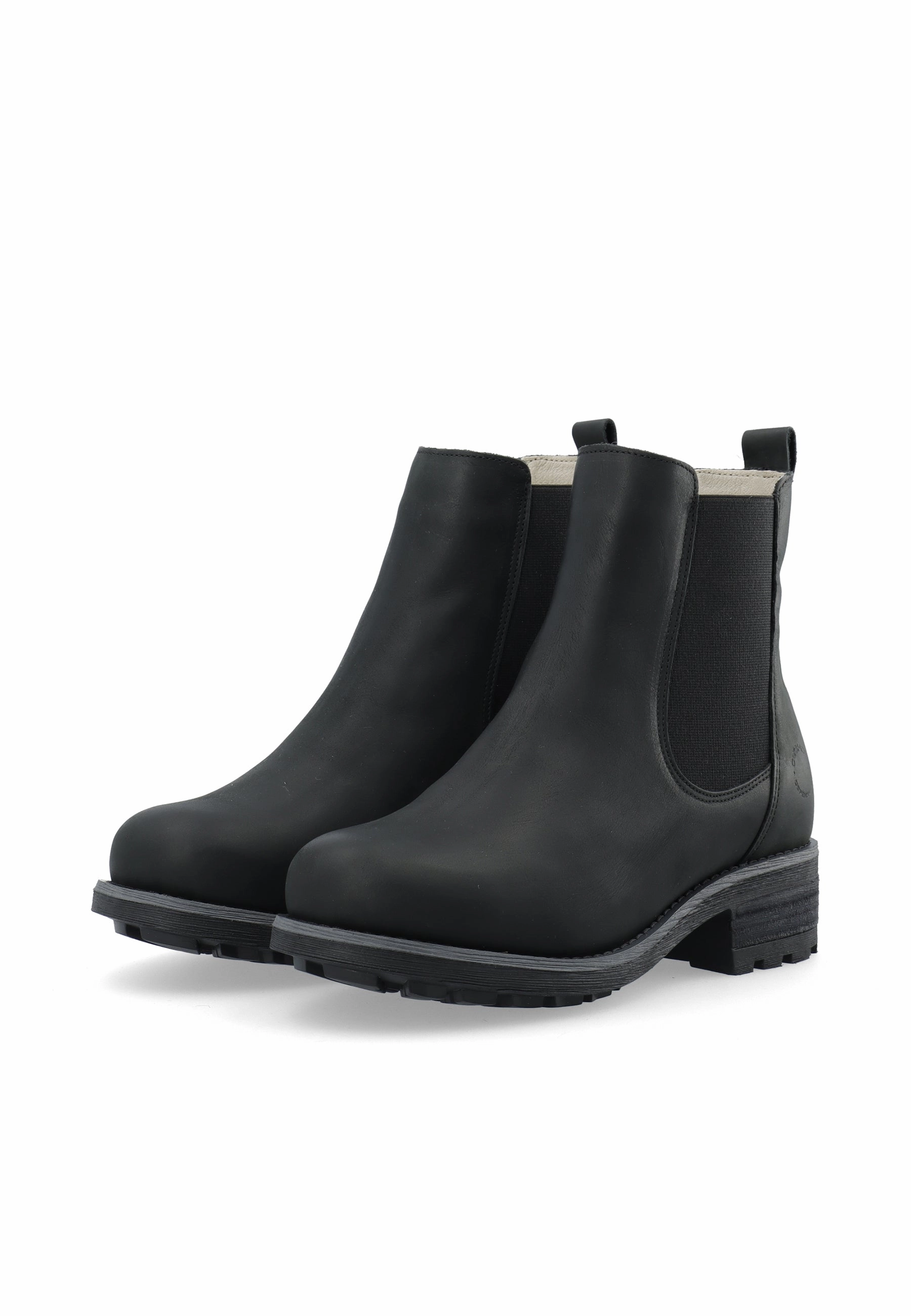 CASKARLA WARM LINED CHELSEA BOOT - Black Die Chelsea Boots