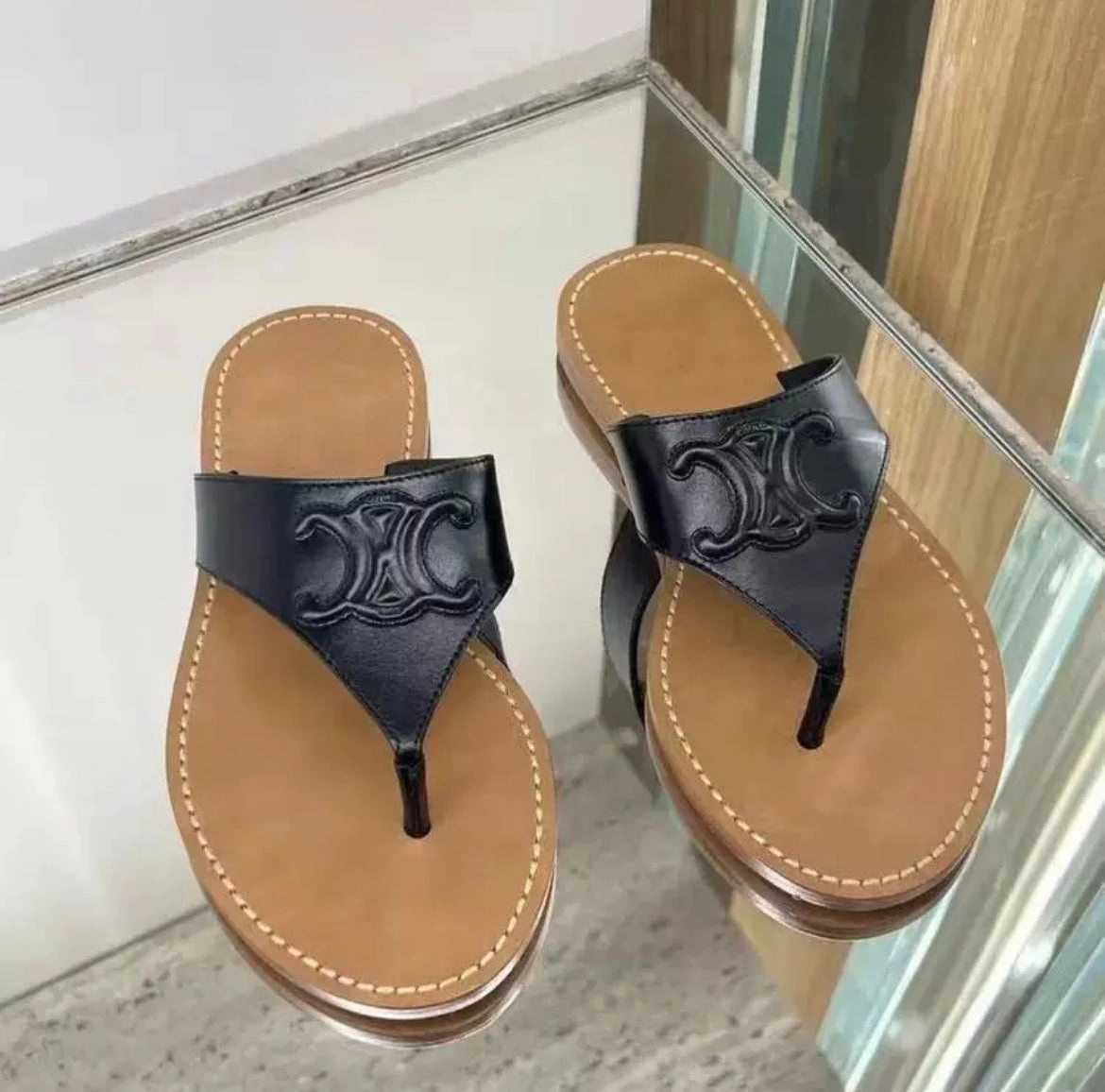 CELINA Sandalen Rutschen In Sandalen Vermeiden