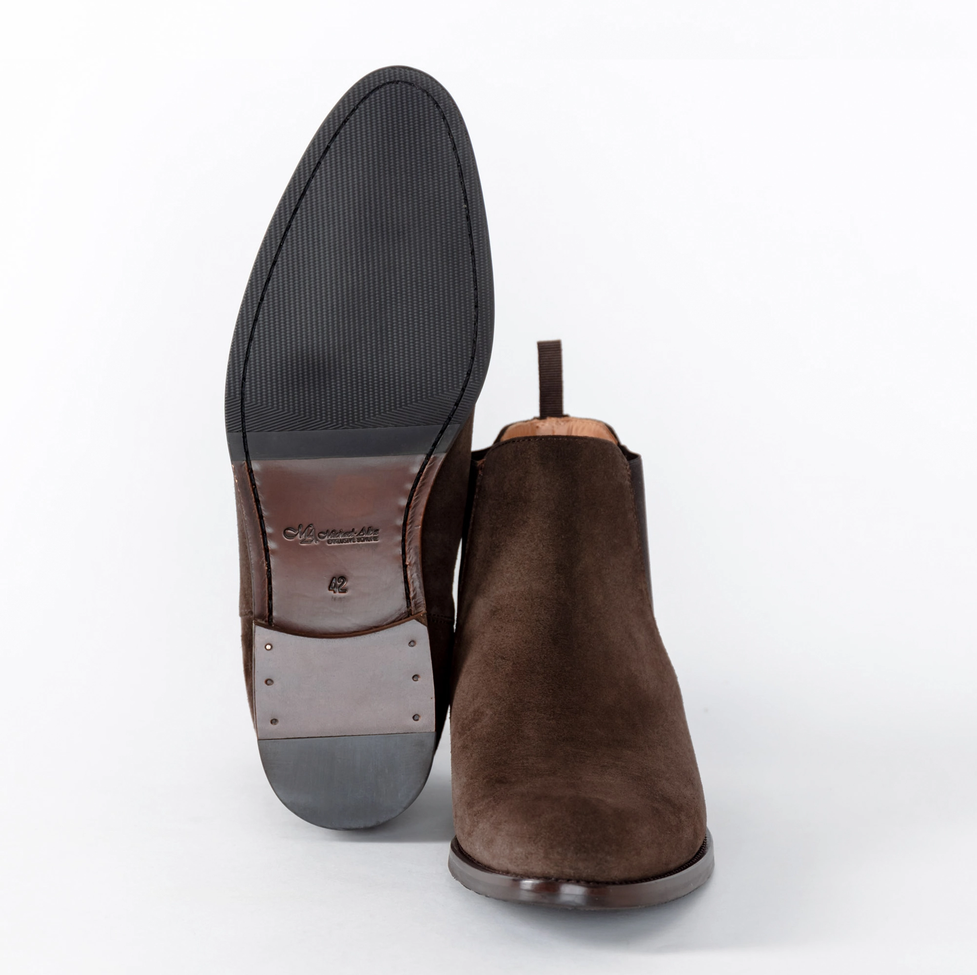 Chelsea Boot Braun | Herrenschuhe Chelsea Boots Aus Wildleder