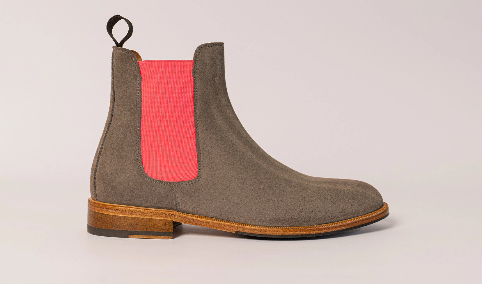 Chelsea-Boot Grau-Pink Vagabond Boots Chelsea