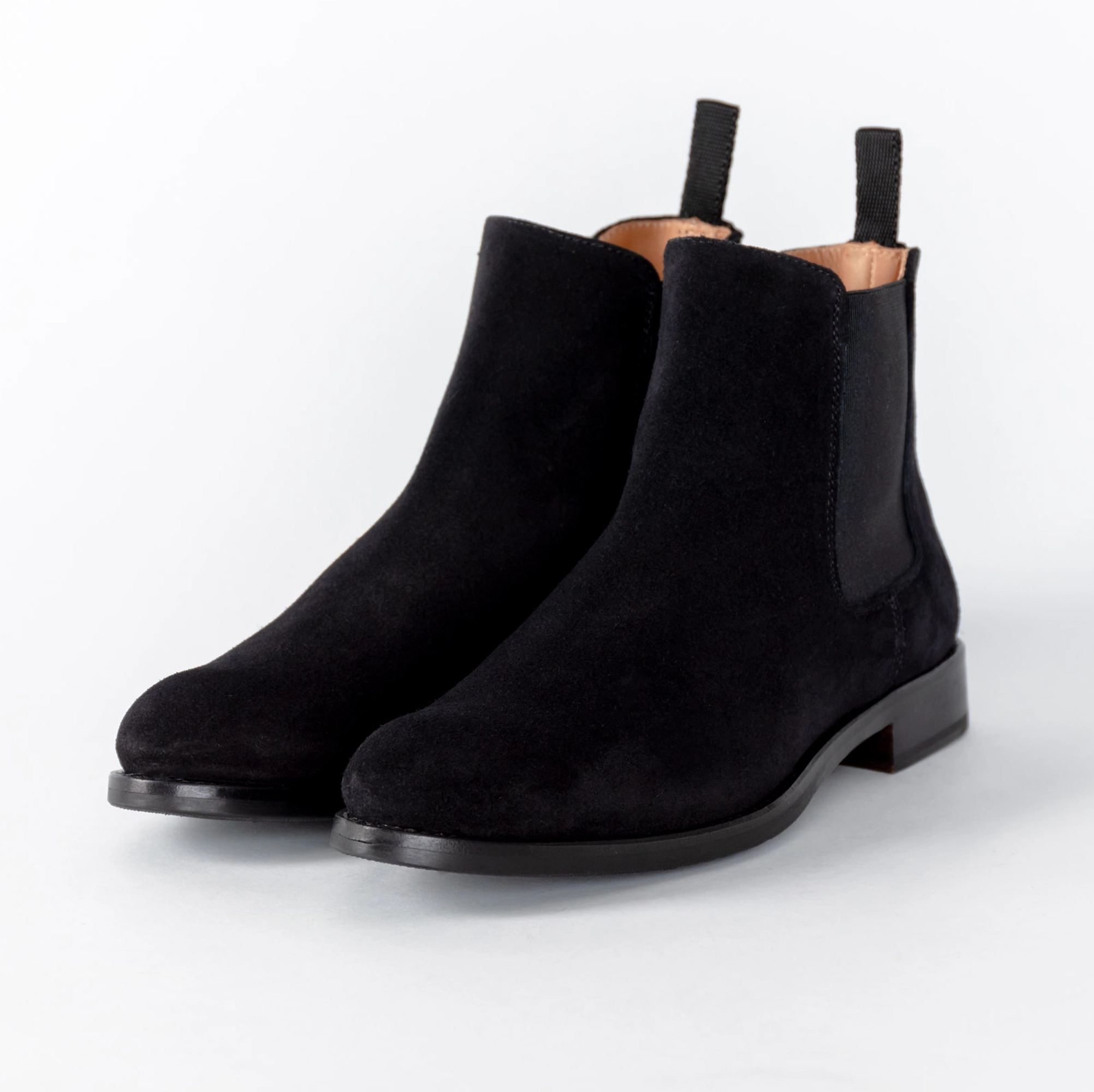 Luxury Chelsea Boots Chelsea Boot Schwarz | Velour Leder | Damenschuhe