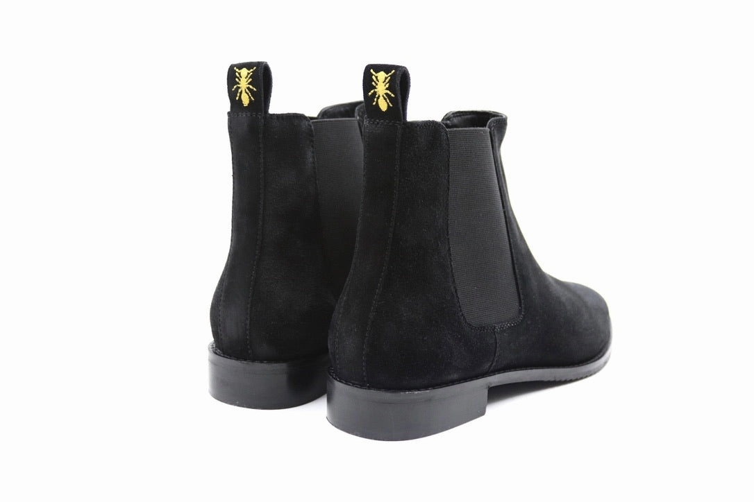 Hugs Chelsea Boots Chelsea Boots Damen - Nero Suede