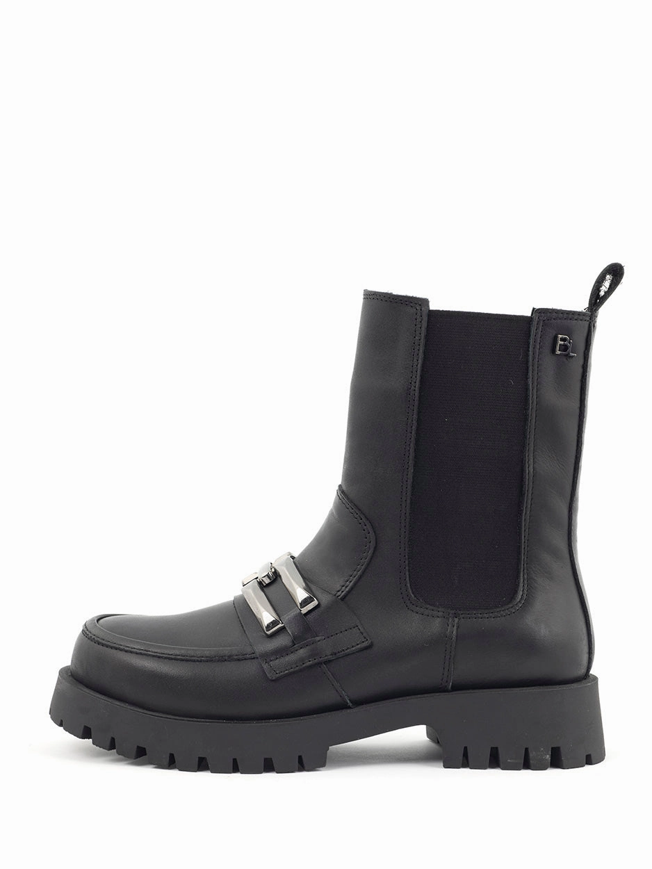 Nigel | Chelsea Boots Zwart Rugged Chelsea Boots