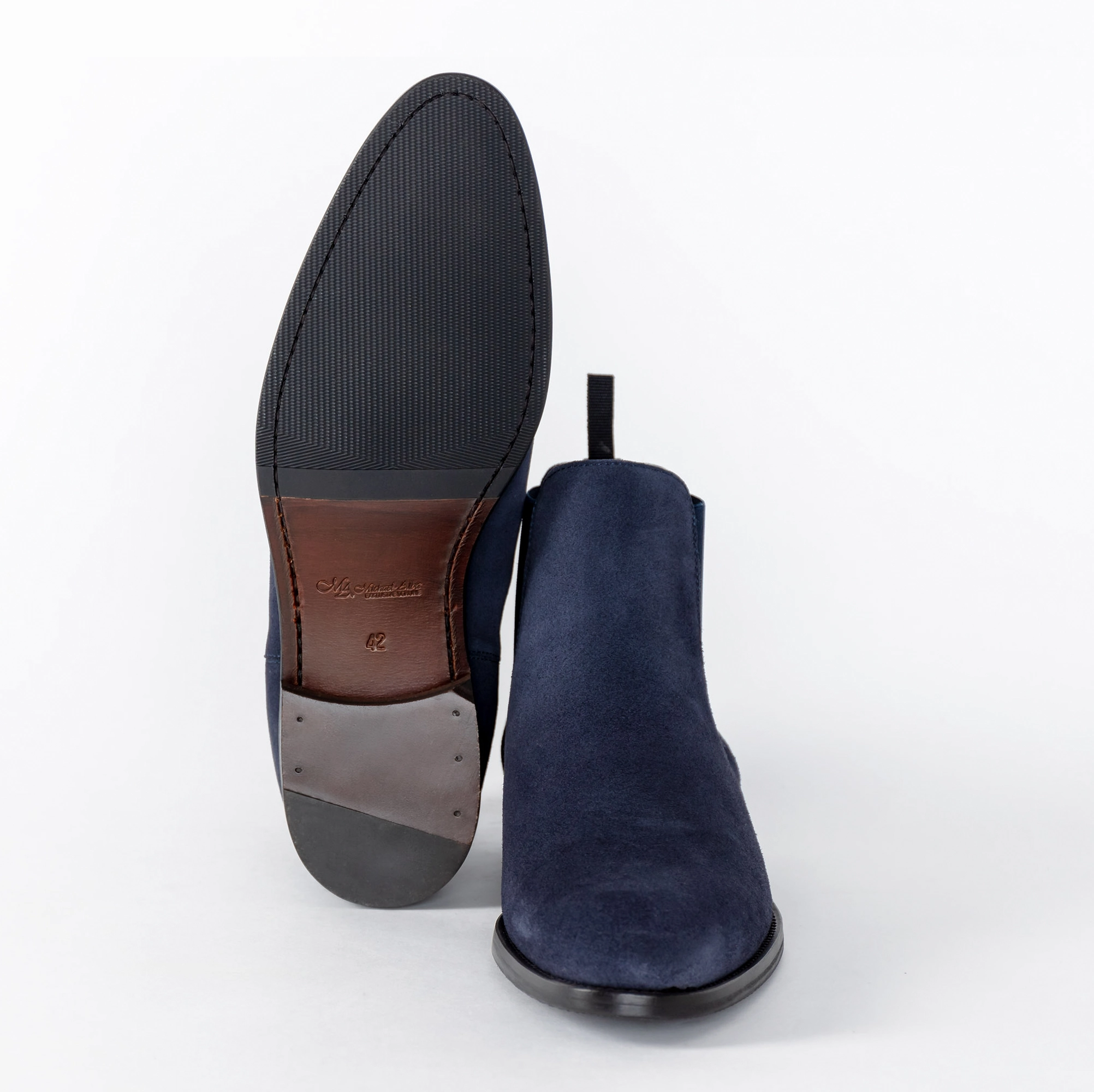 Chelsea Boots Farbiger Einsatz Chelsea Boot Blau | Herrenschuhe