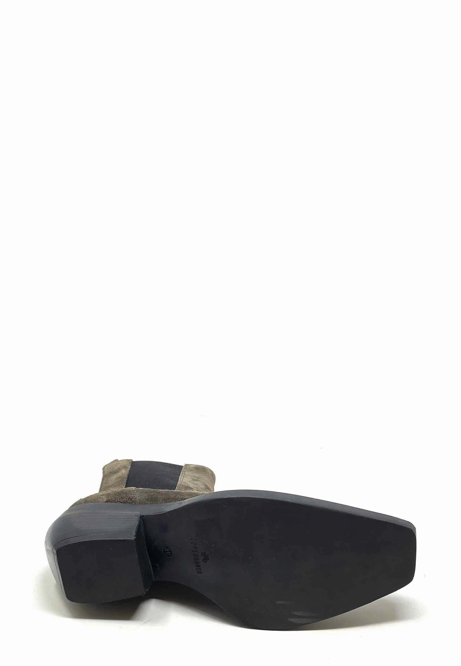 Vass Chelsea Boots CPH236 Cowboy Boot |Off Black Suede