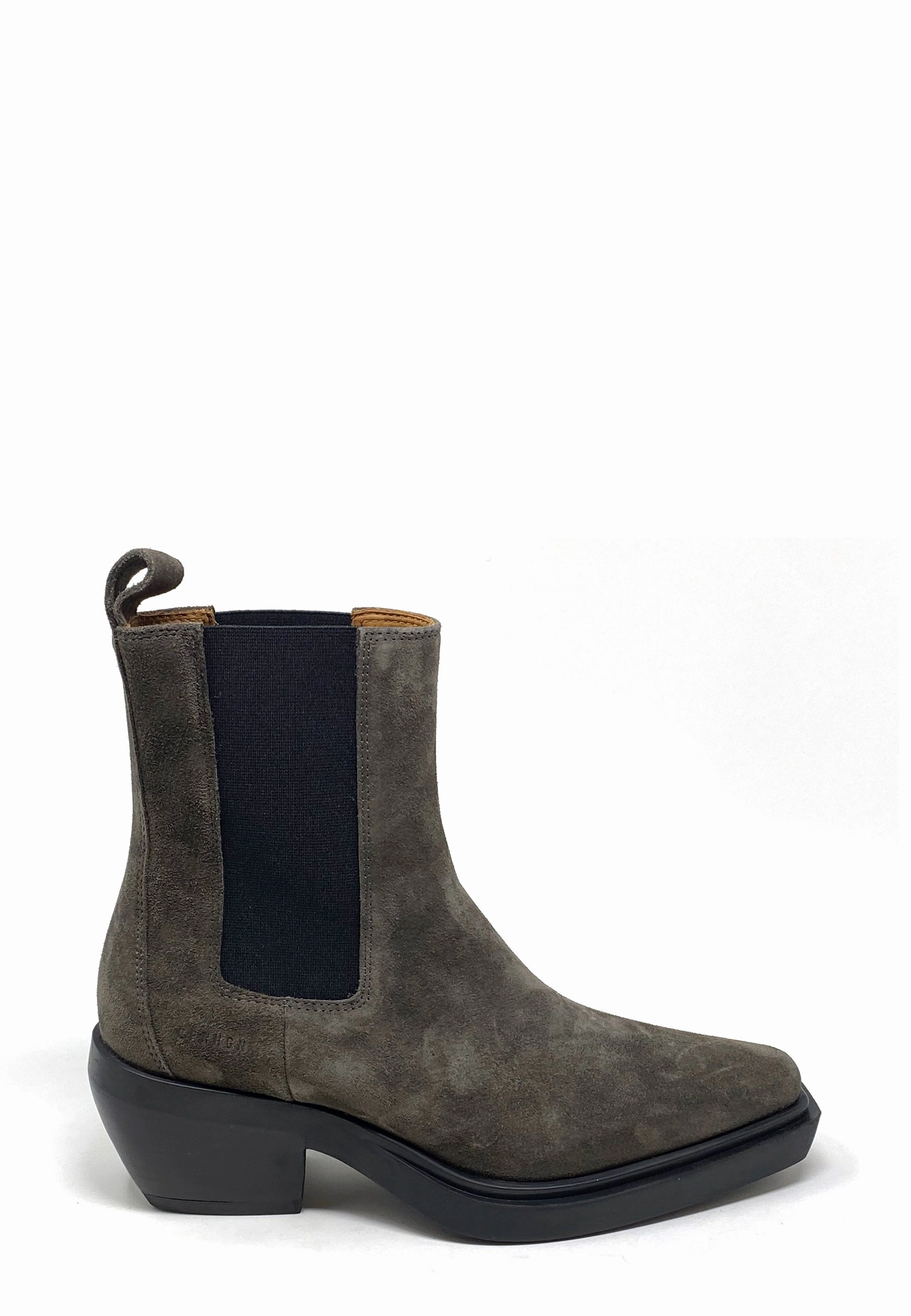 CPH236 Cowboy Boot |Off Black Suede Vintage Chelsea Boot