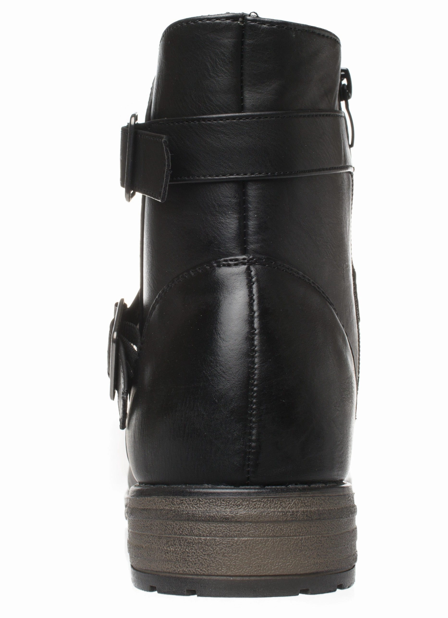 Silvia PU in schwarz - Damen Stiefelette Manas Chelsea Boots