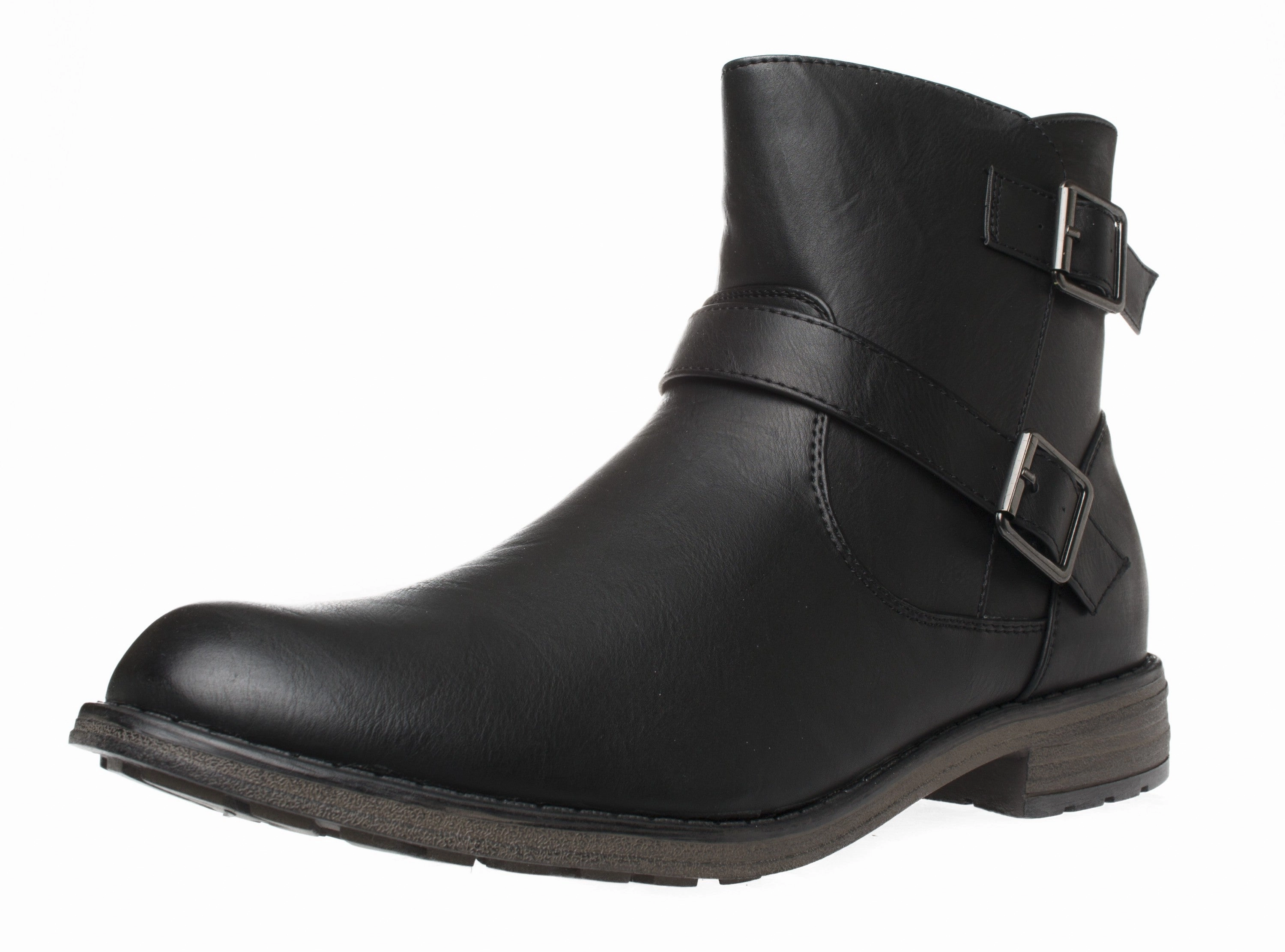 Silvia PU in schwarz - Damen Stiefelette Cox Schuhe Chelsea Boots