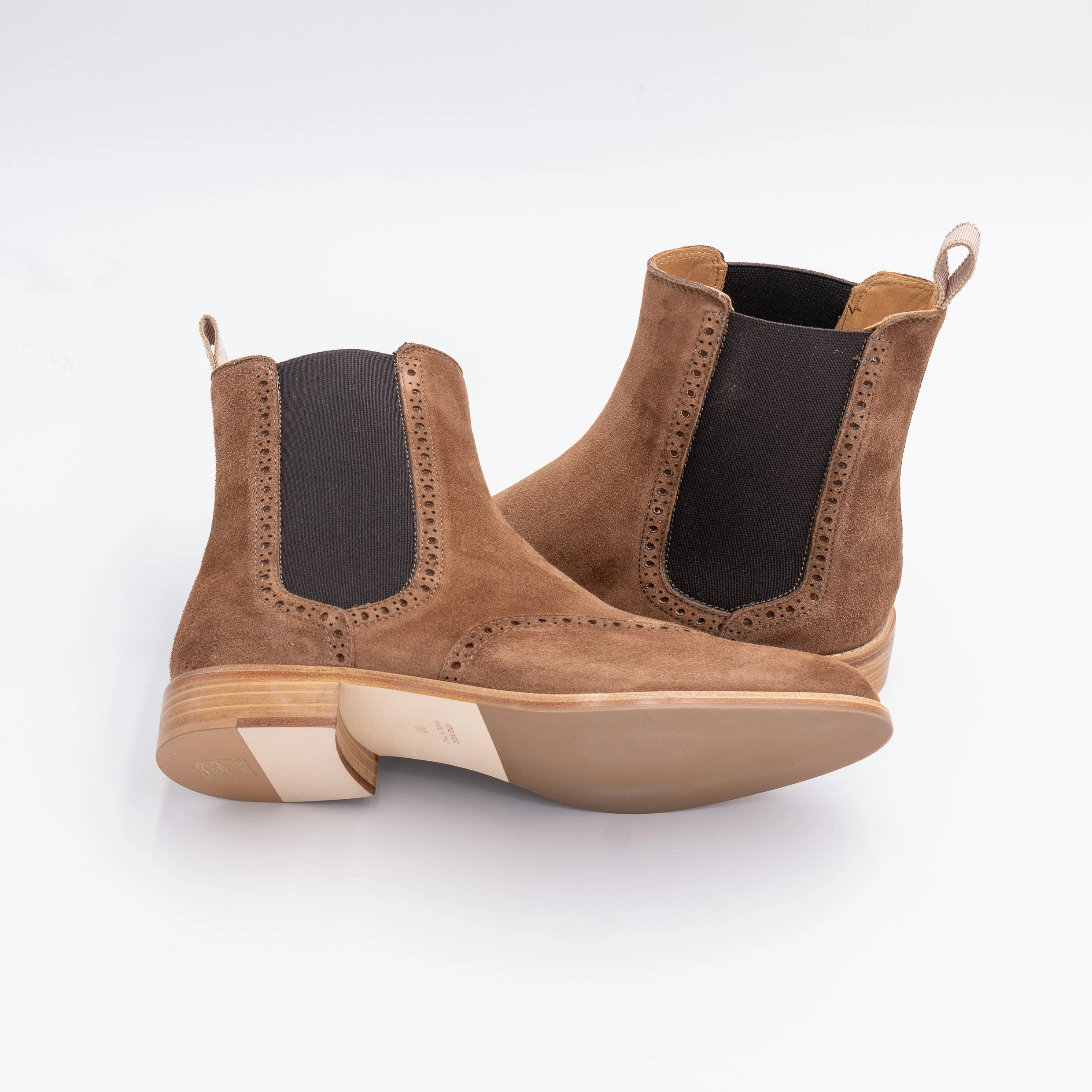 Deia Ankle Boots Chelsea Budapester Braun