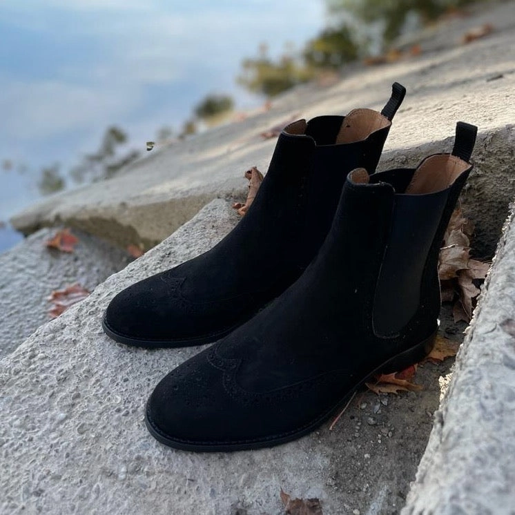 Chelsea Budapester Schwarz Vagabond Lace Up Ankle Boots