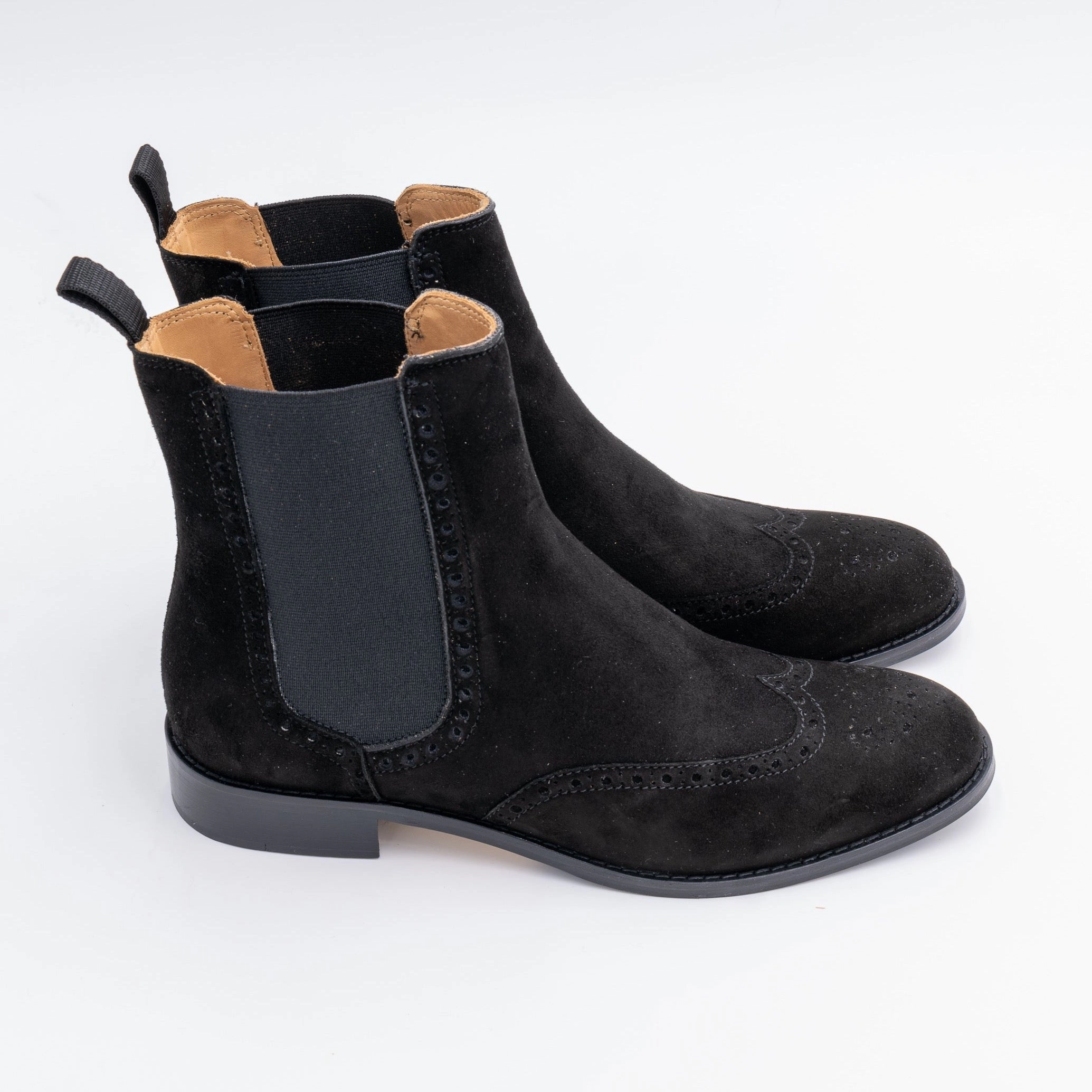 Iro Suede Ankle Boots Chelsea Budapester Schwarz