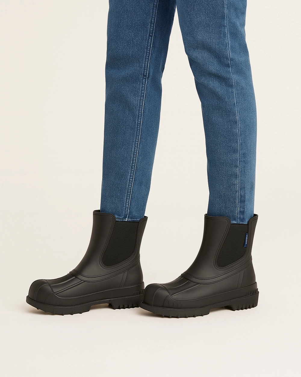 Chelsea Gummistiefel wasserabweisend High Heels Extra