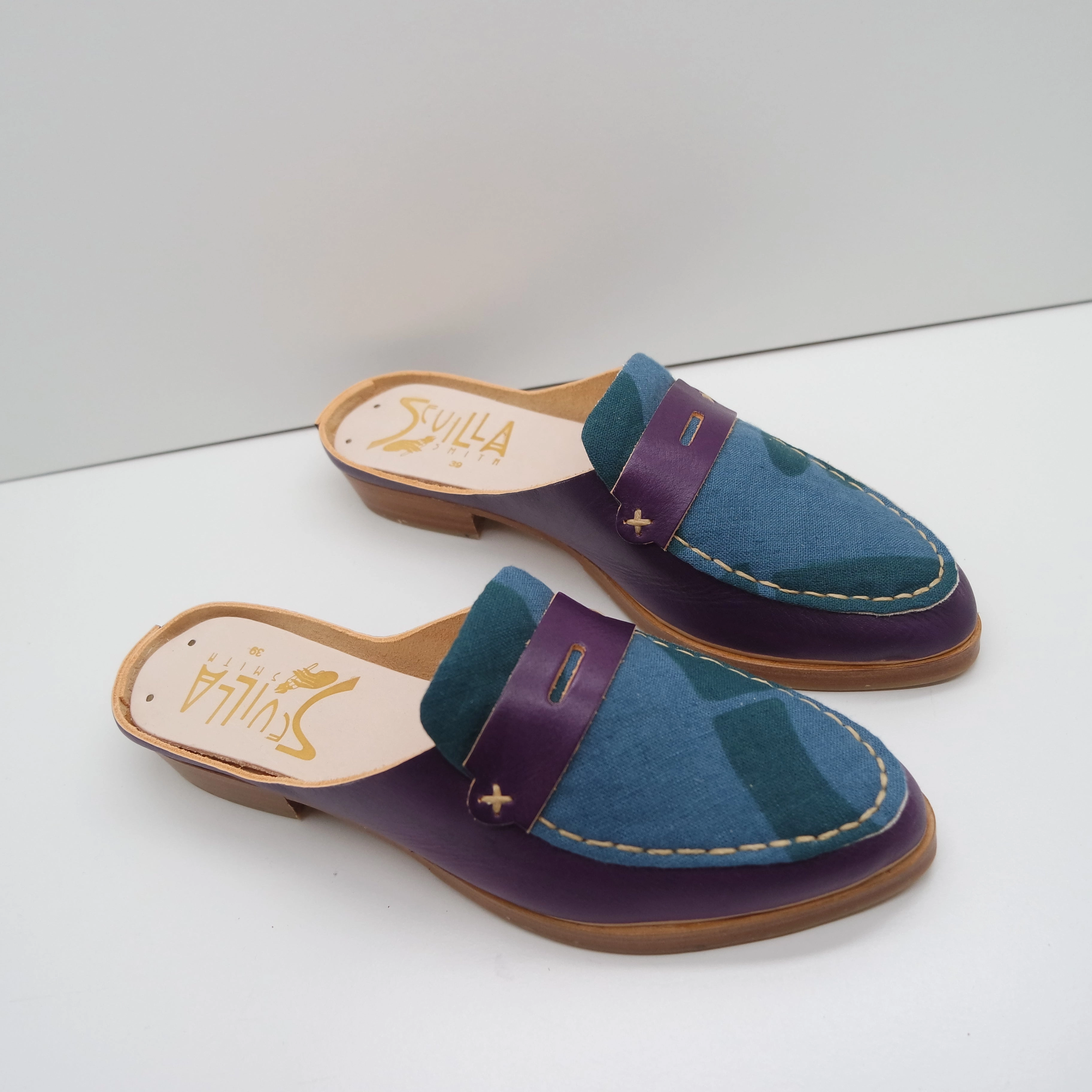 READY MADE. SIZE 39. THE MIA. UBE. 2CM HEEL. SLOW GOODS STUDIO LAKE 11 Paul Mescal Loafers