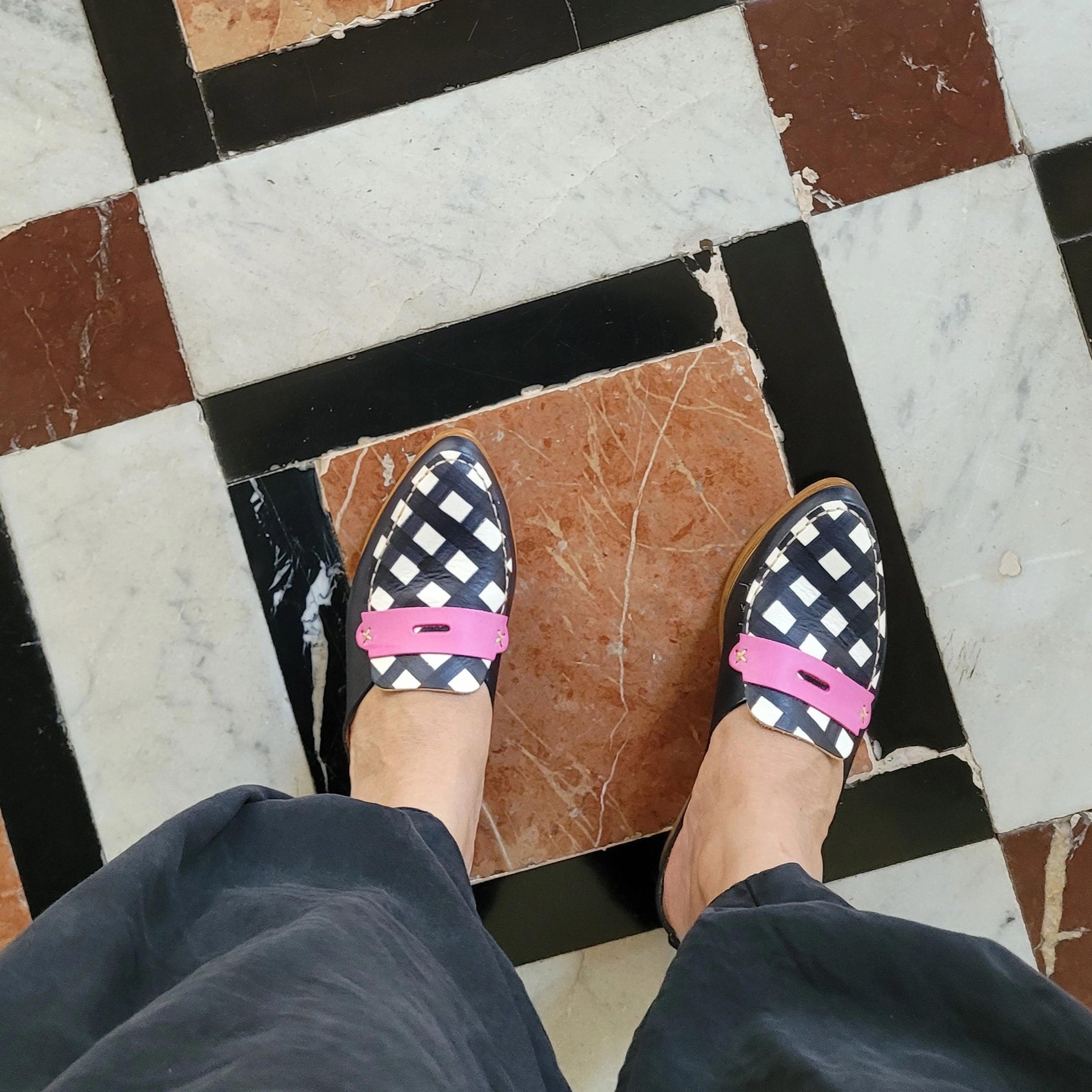 READY MADE. SIZE 39. THE MIA. UBE. 2CM HEEL. SLOW GOODS STUDIO LAKE 11 Walk London Loafers