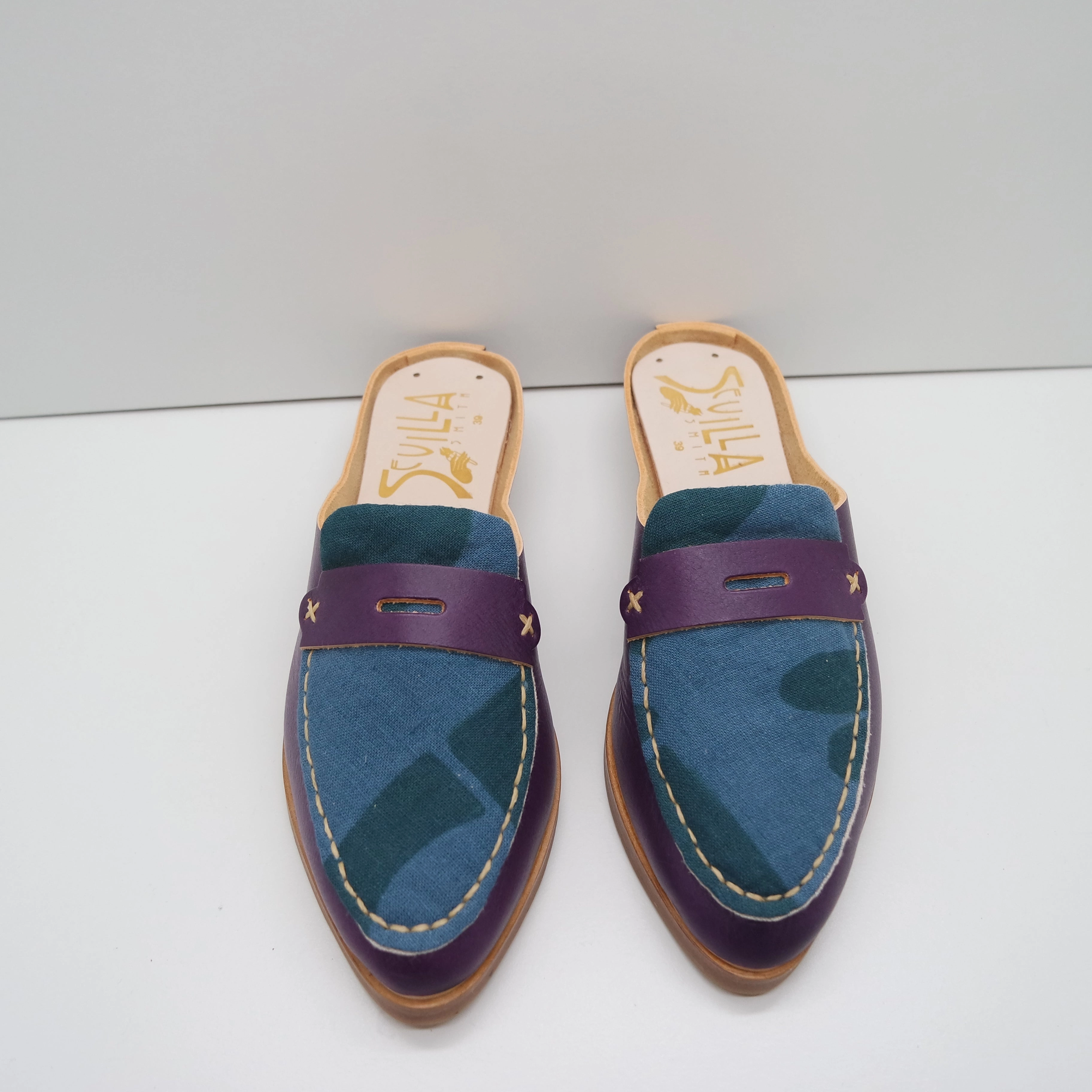 READY MADE. SIZE 39. THE MIA. UBE. 2CM HEEL. SLOW GOODS STUDIO LAKE 11 Chocolate Loafers