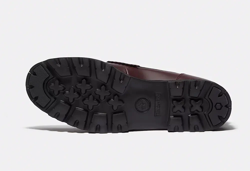 Timberland Mocassins Noreen Lite pour femme Bordeaux Suede Loafers Tassel