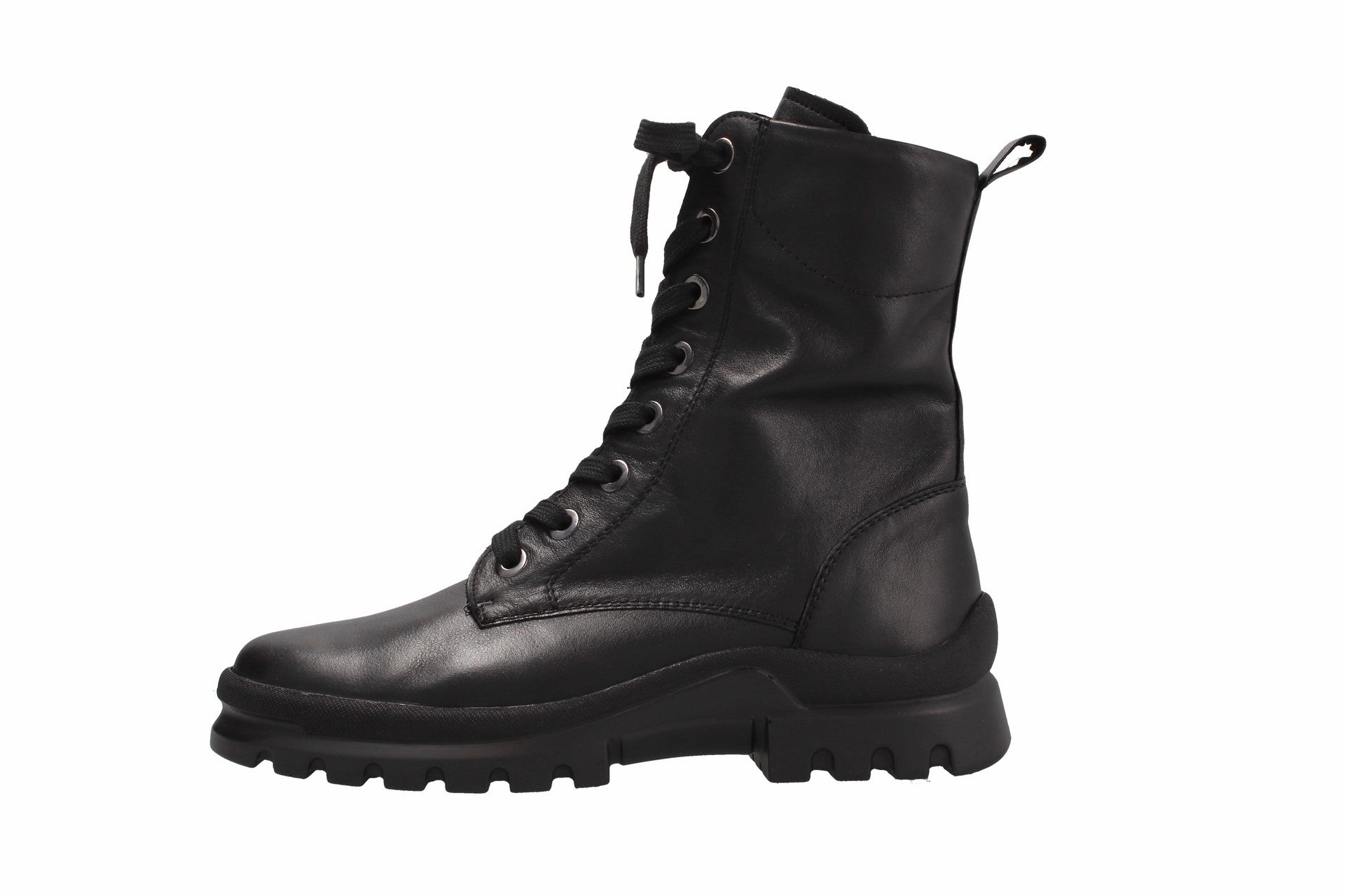 Ankle Boots Mit Absatz Leder Wendy  schwarz  Stiefel  W65053