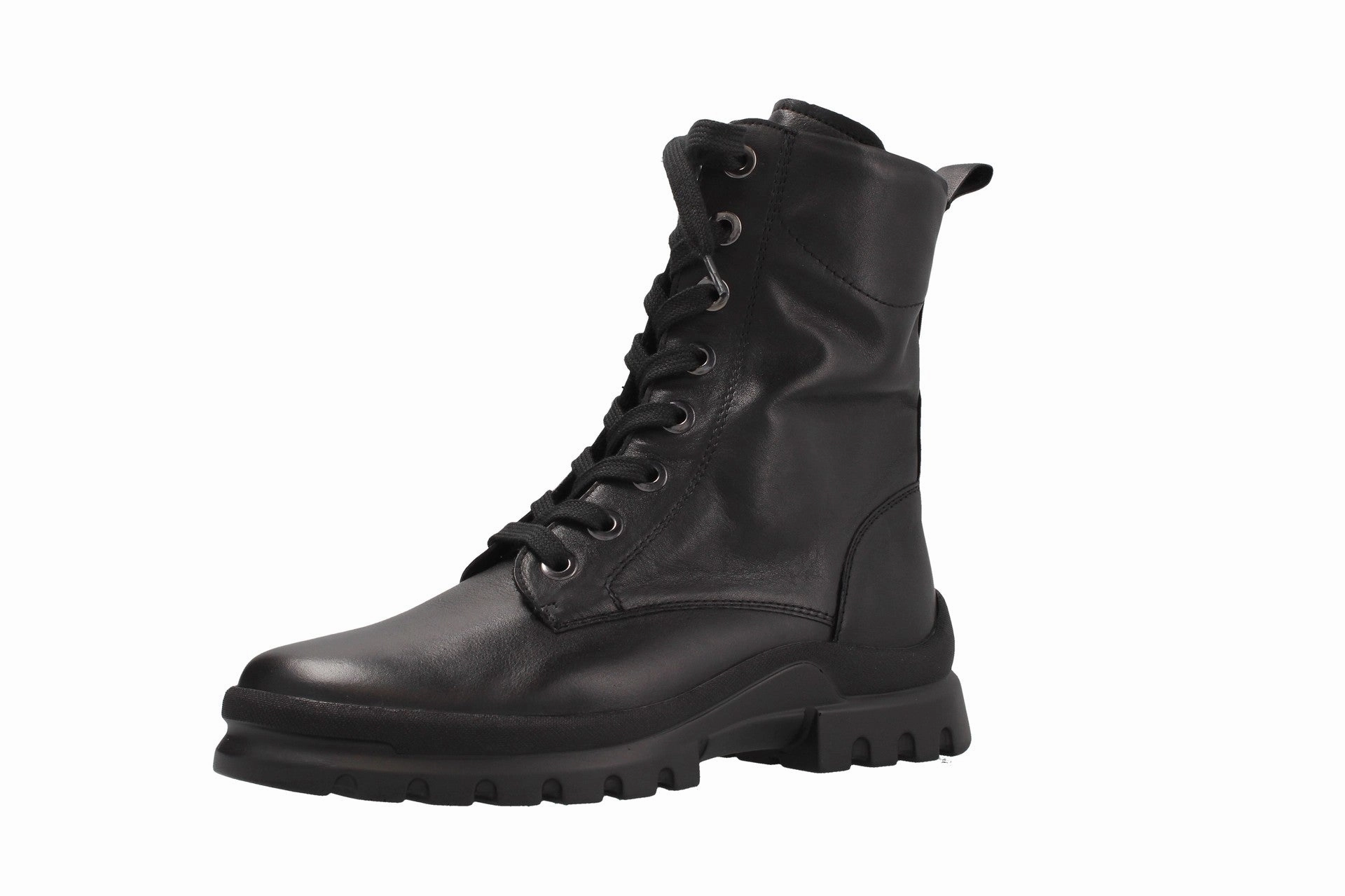 Wendy  schwarz  Stiefel  W65053 Silver Metallic Leather Mega Platform Ankle Boots